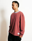 Phoebie Stripe Long Sleeve T - Red