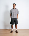 Lissy Stripe T - Snow Marle