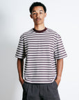 Lissy Stripe T - Snow Marle