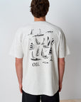 Set Sail Back Print T - Snow Marle