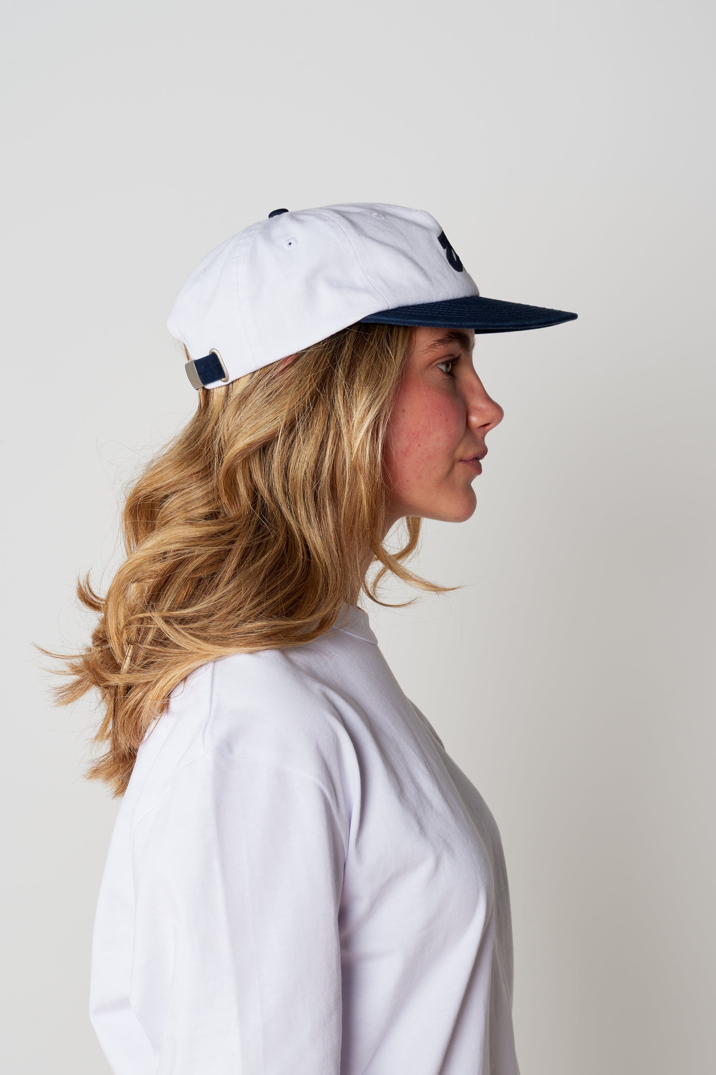 5 Star Cap - White/Navy