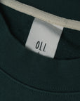 Embroidered Golf Bag Pullover - Forest Green