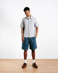 Plaid Button Up - Sky