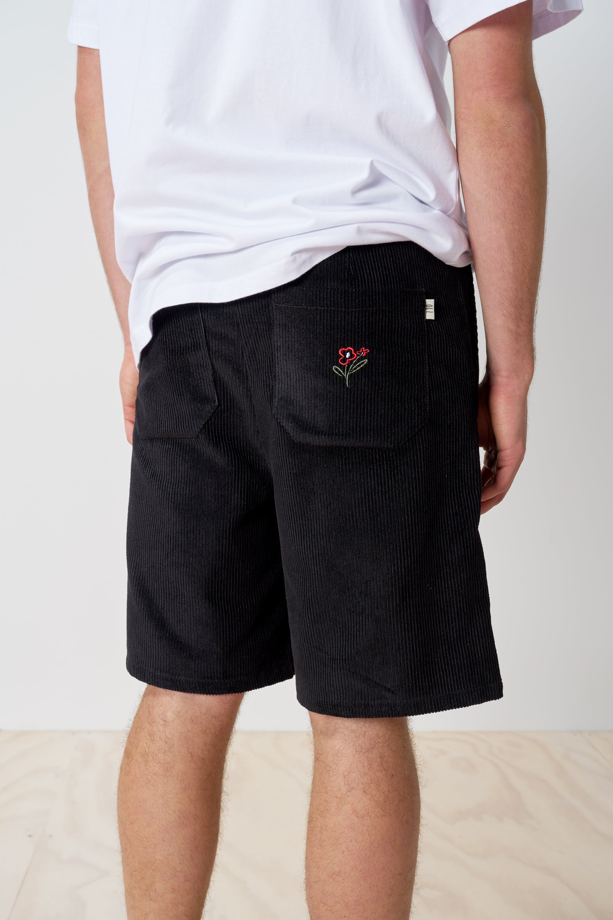 Pleated Short - Black Cord