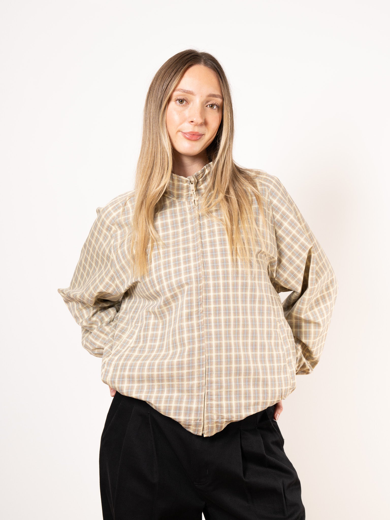 Fairway Parka Jacket - Lightweight Check