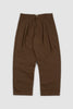 Pleated Pant - Choc - Oli.