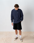 Waffle Long Sleeve - Navy