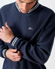 Waffle Long Sleeve - Navy