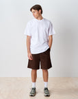 Pleated Short - Choc Cord