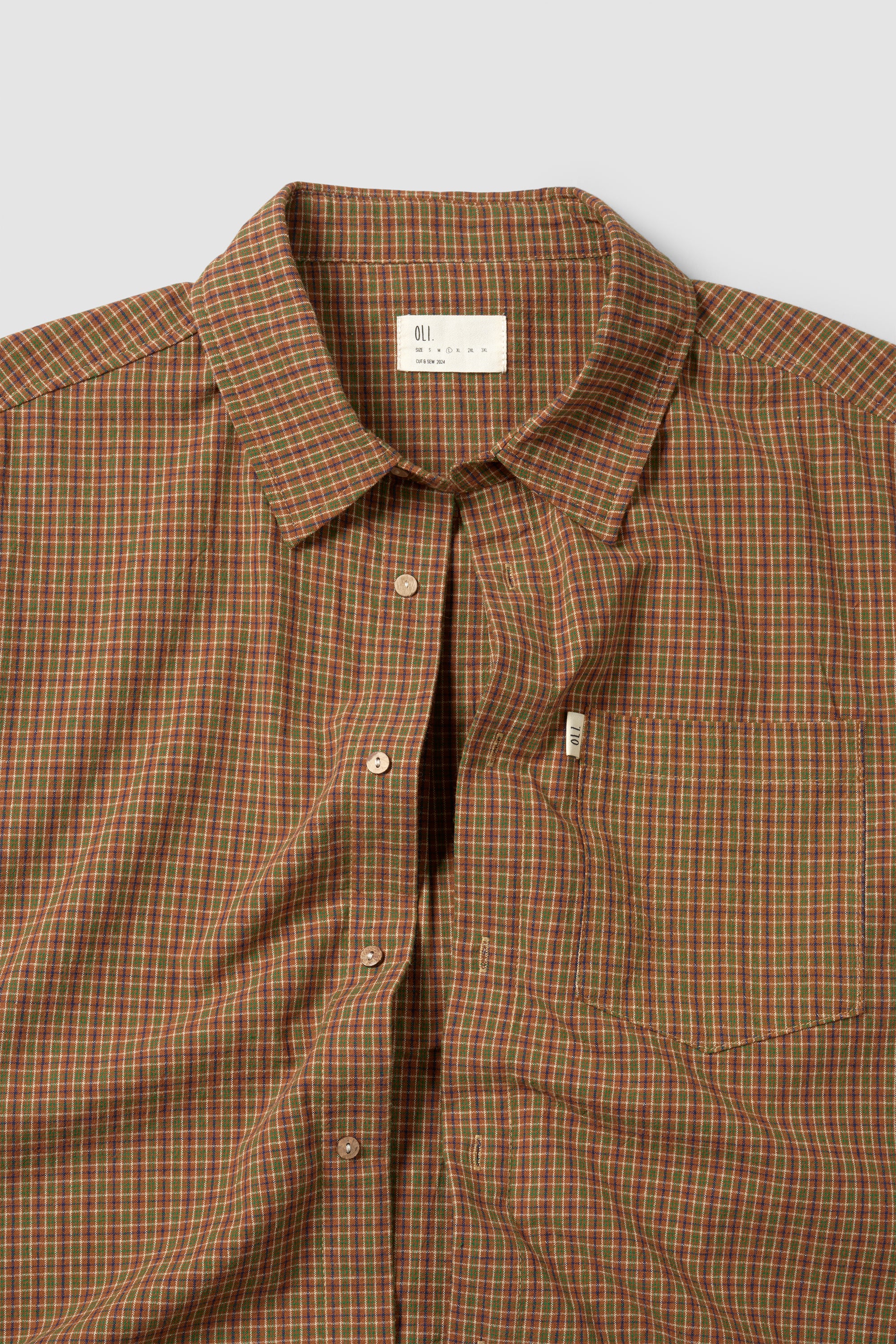 Breeze Button Up - Clay