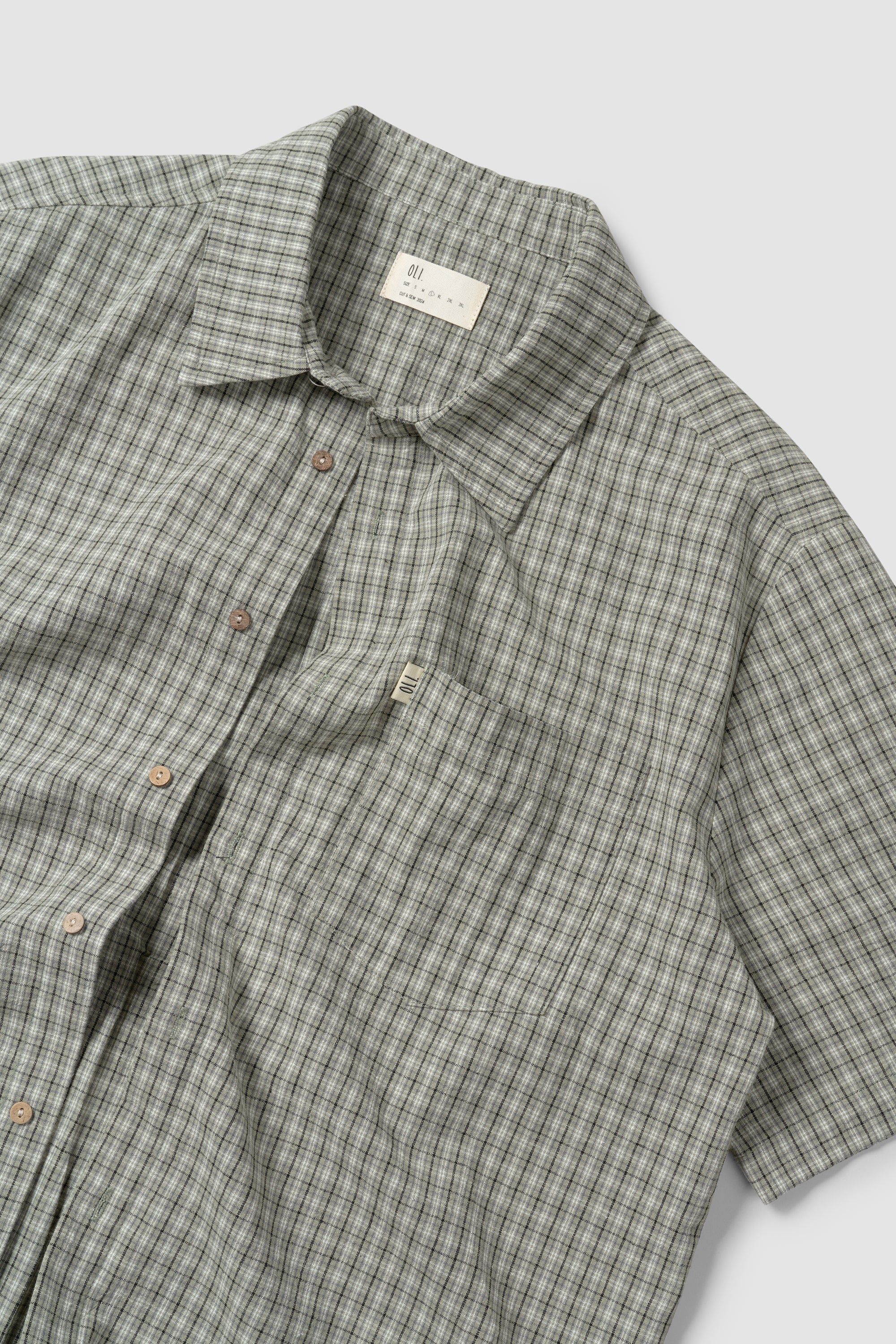 Breeze Button Up - Sage