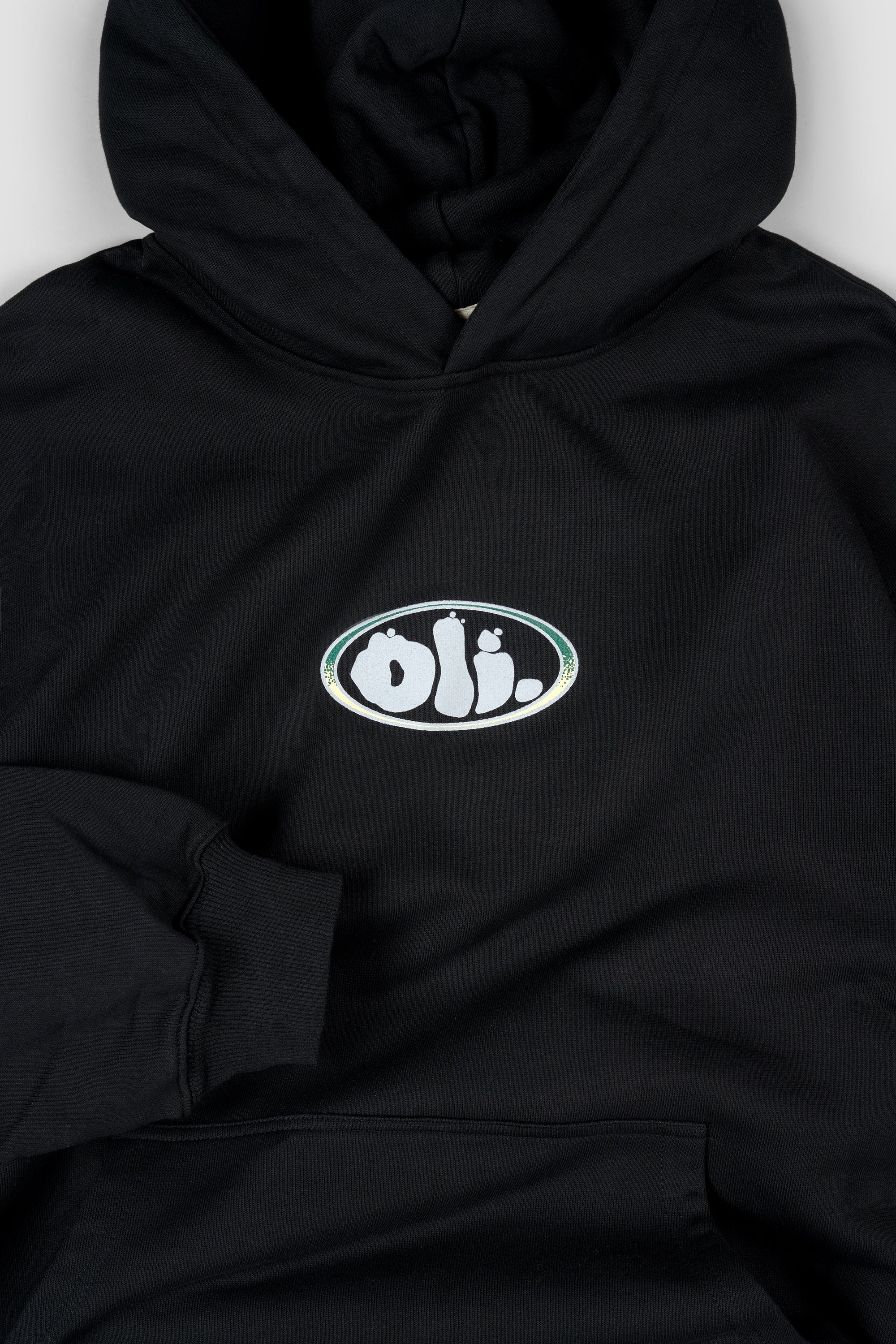 Fluid Logo Hood - Black