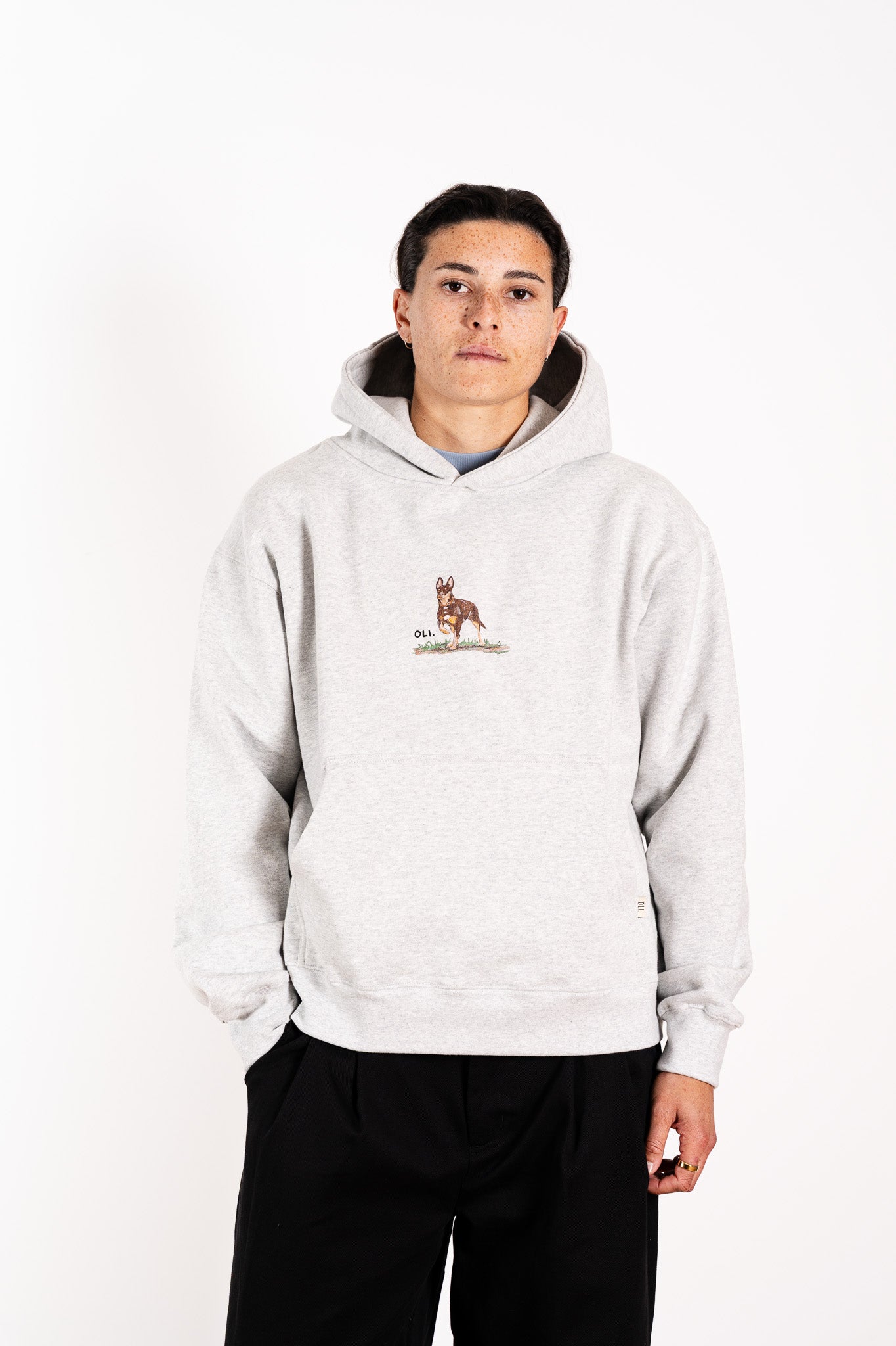 Kelpie Hood - Snow Marle
