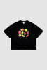 Fruit Salad Crop T - Black