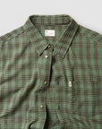 Woven Check Button Up - Forest