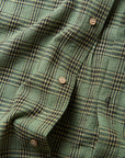 Woven Check Button Up - Forest