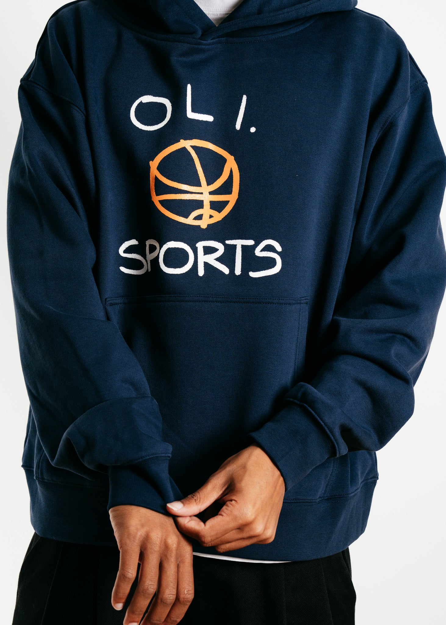 Basketball Sports Hood - Navy