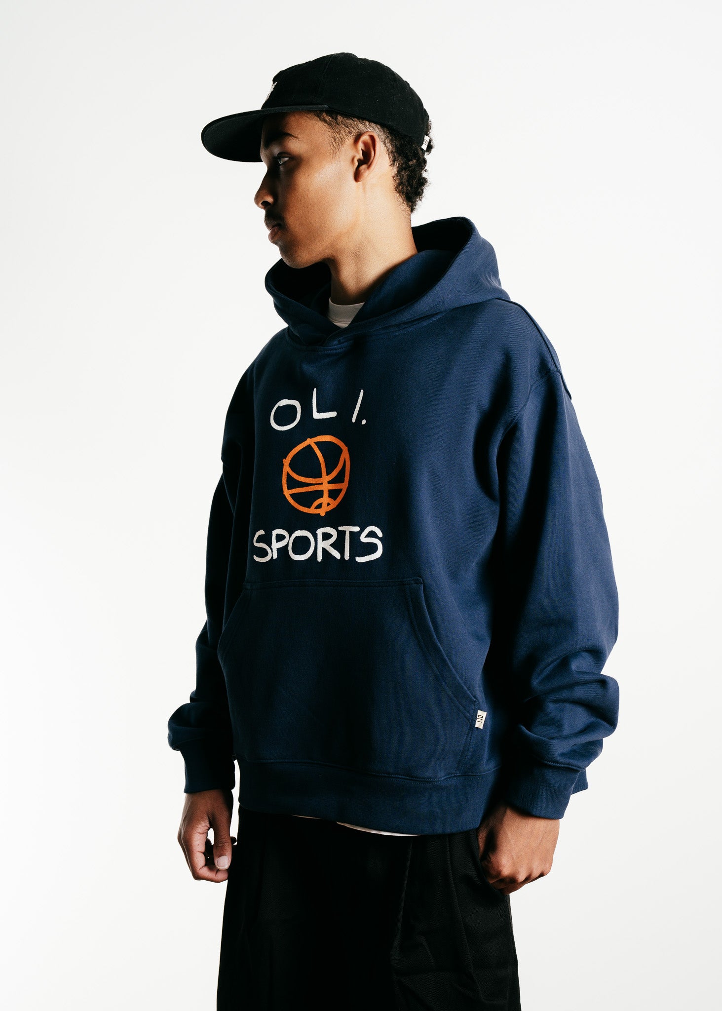 Basketball Sports Hood - Navy