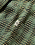 Woven Check Button Up - Forest