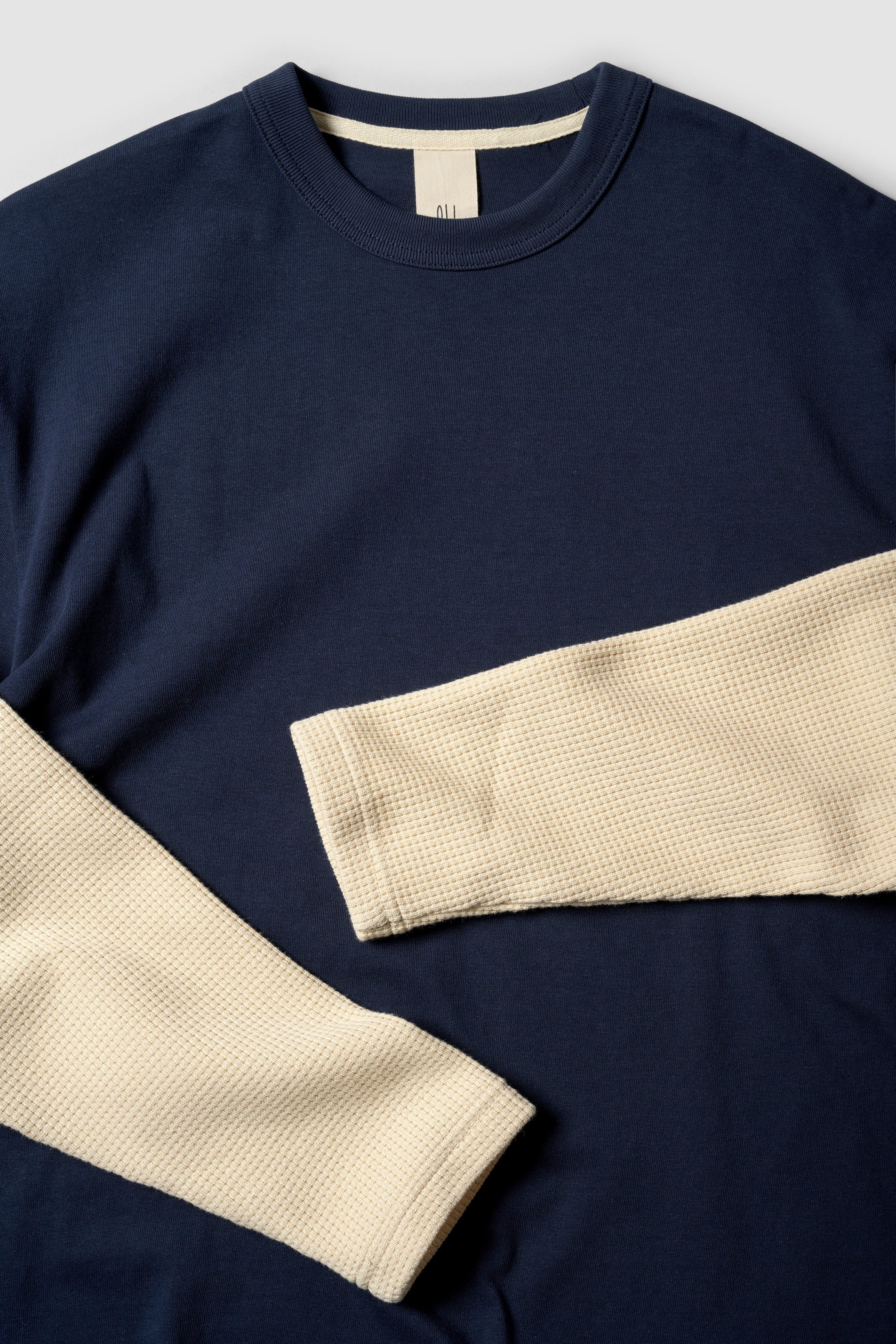 ☆韓国の人気☆【s/e/o】☆LAYERED LONG SLEEVE TE.E NAVY☆ ssstein OVERSIZED LAYERED SLEEVE TEE ・DARK NAVY - tity