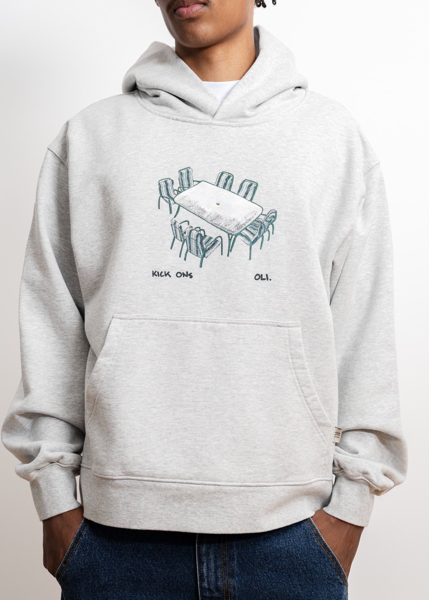 Kick Ons Hood - Snow Marle