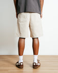 Pleated Cotton Short - Limestone