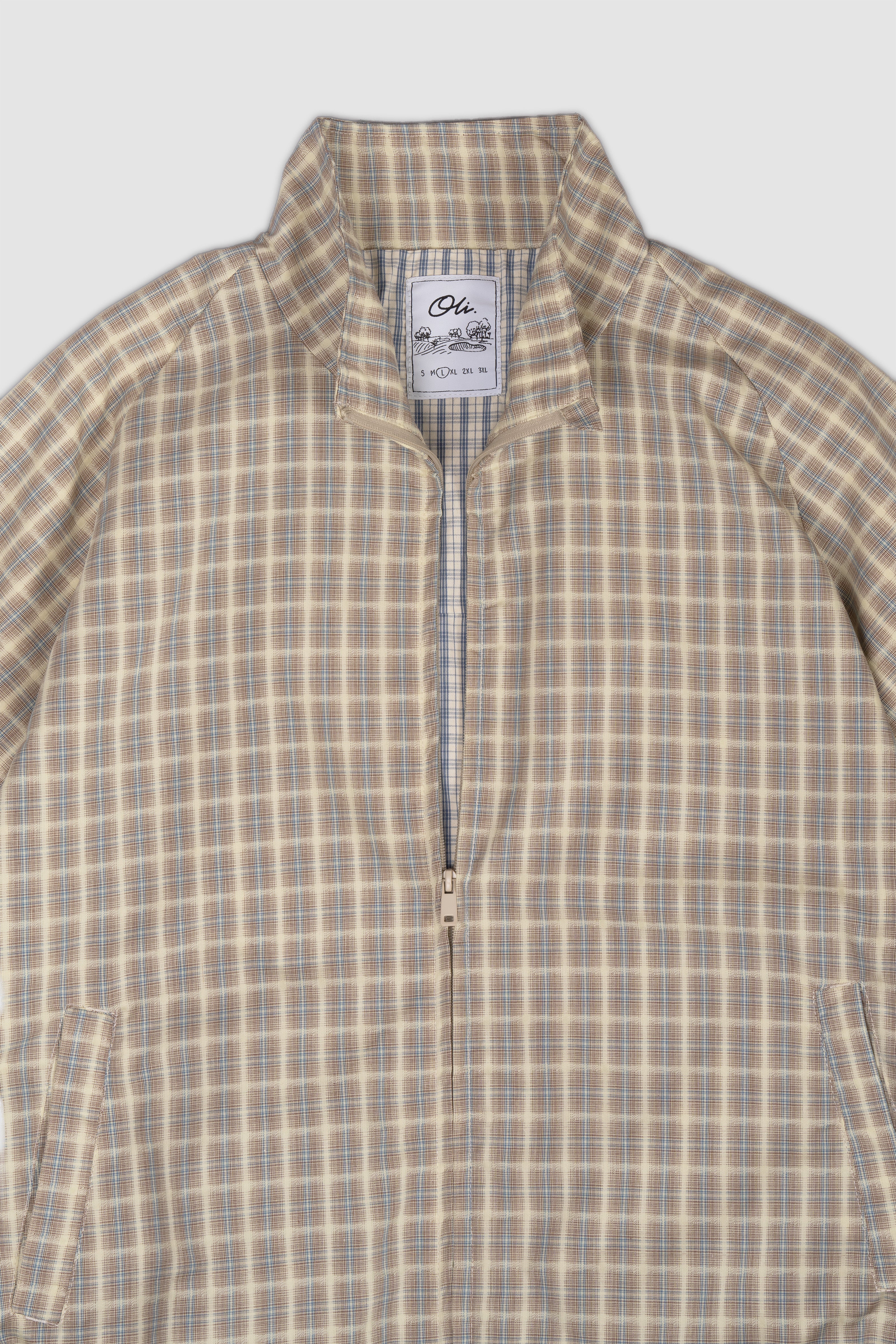 Fairway Parka Jacket - Lightweight Check