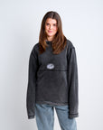 Reversible Mock Neck - Washed Black