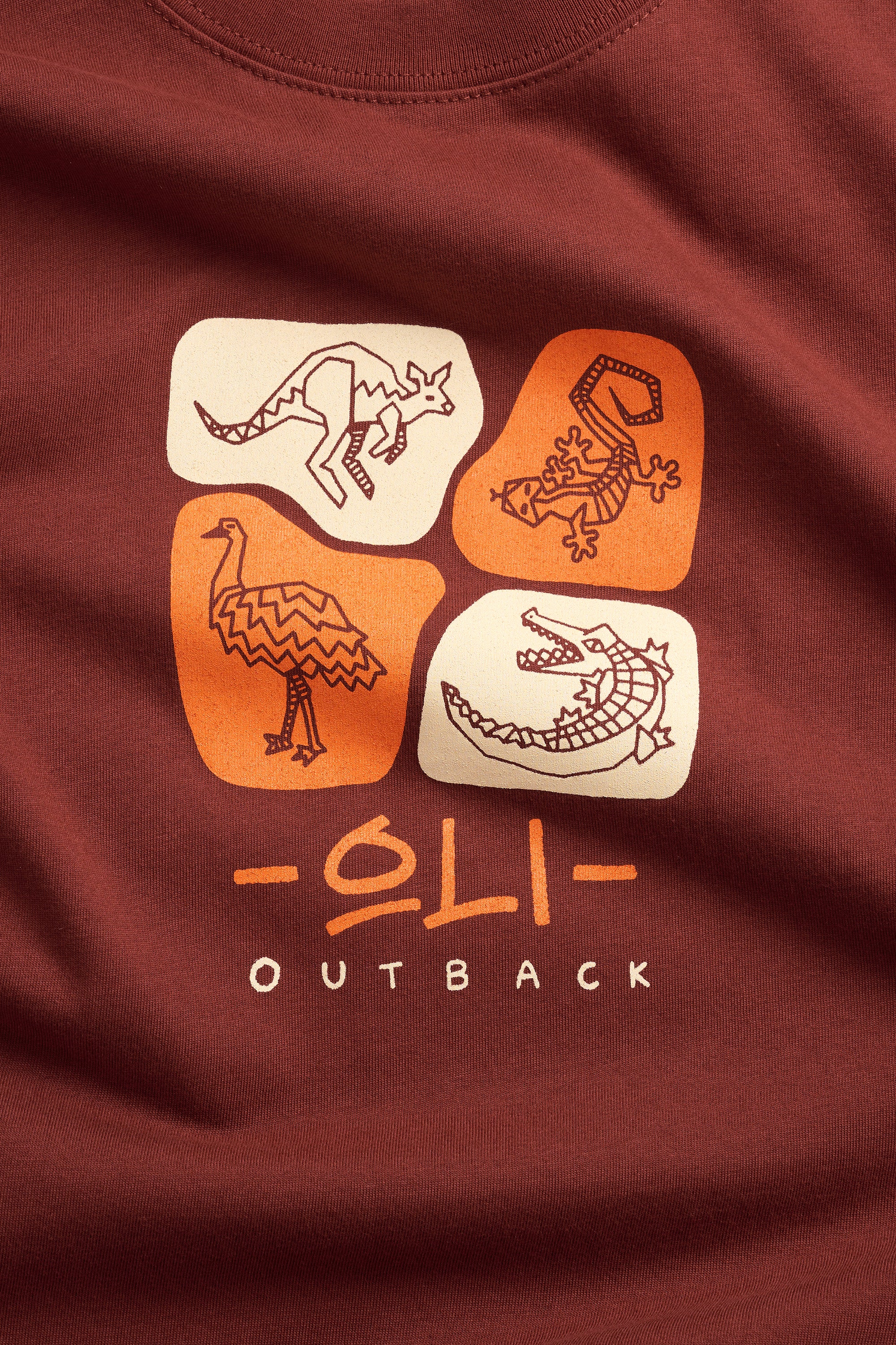 Outback T - Maroon