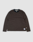 Jamie Stripe Long Sleeve T - Brown