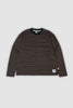 Jamie Stripe Long Sleeve T - Brown