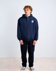 Zip Hood - Navy