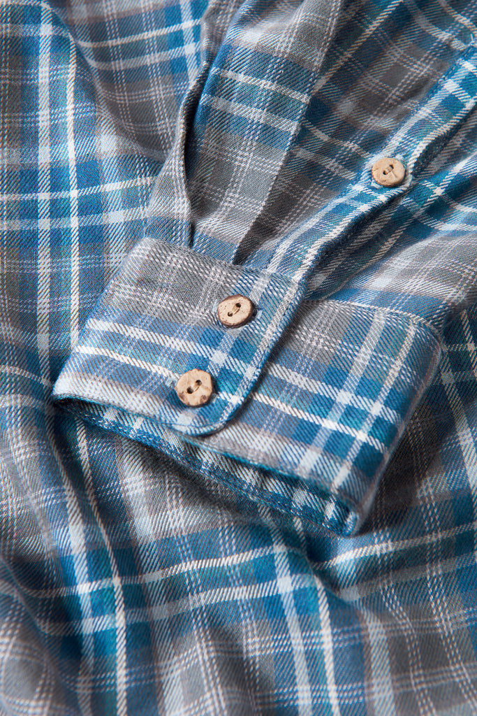 Check Flannel - Blue