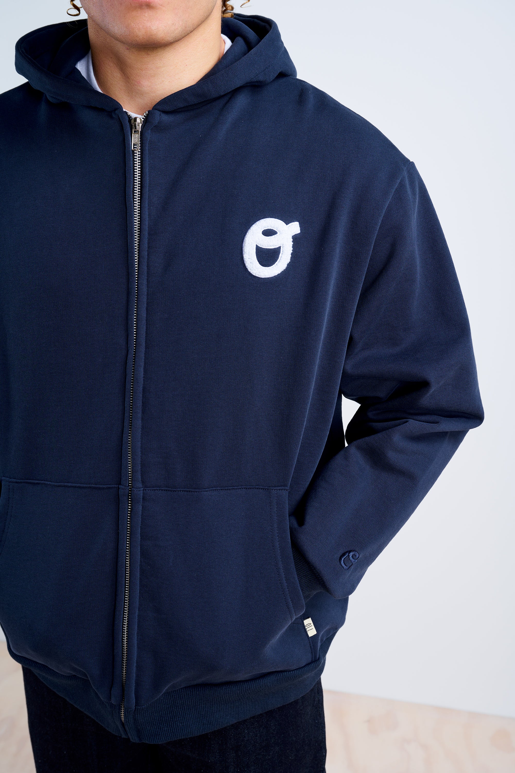 Zip Hood - Navy