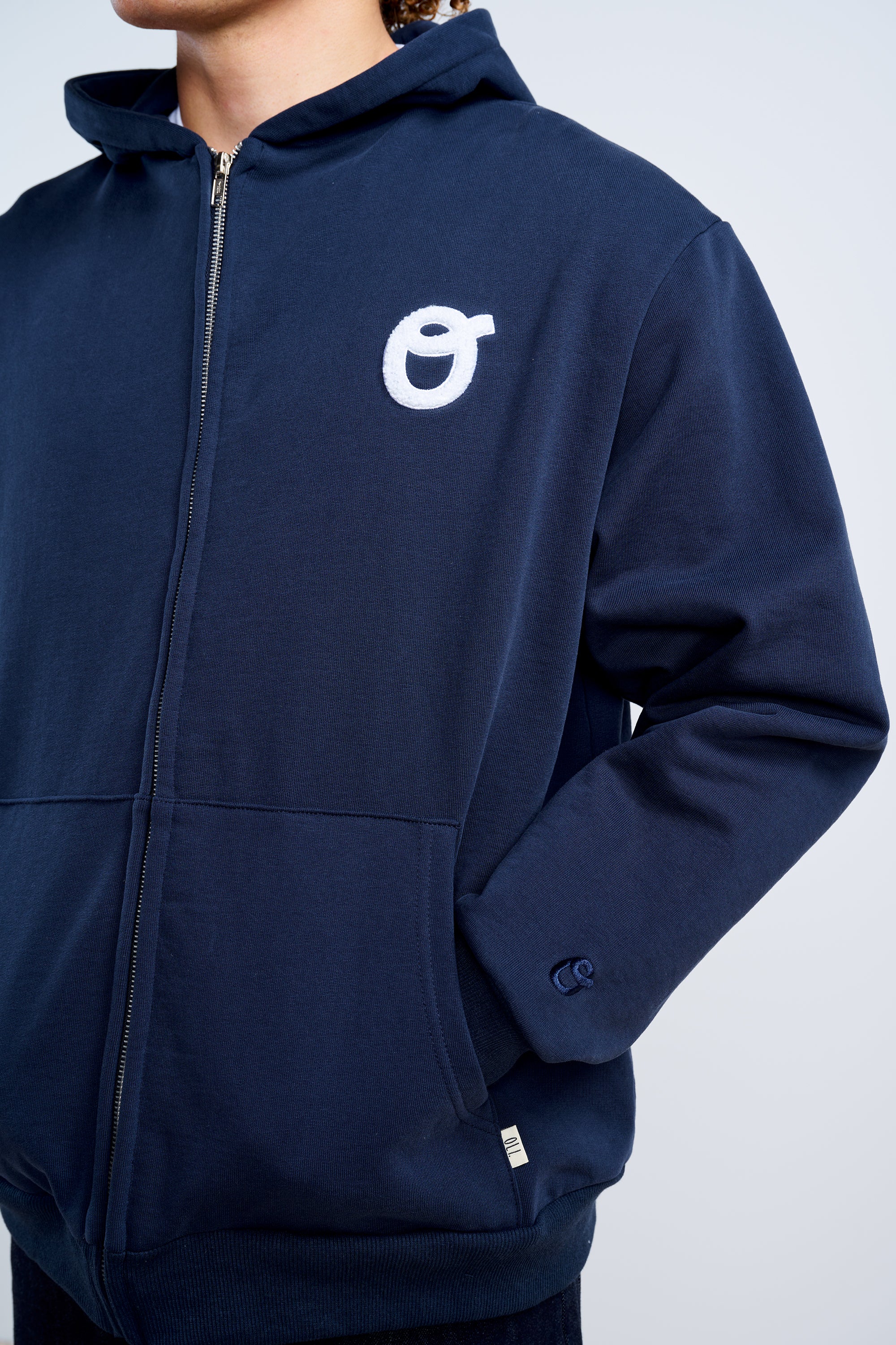 Zip Hood - Navy