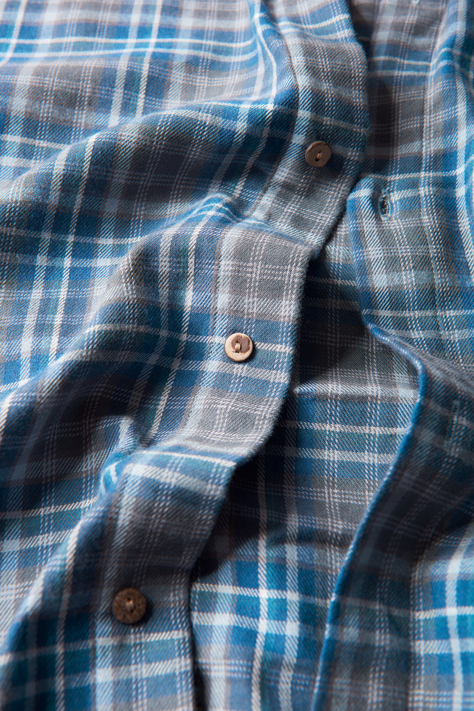 Check Flannel - Blue