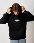 Fluid Logo Hood - Black