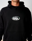 Fluid Logo Hood - Black