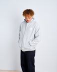 Zip Hood - Snow Marle