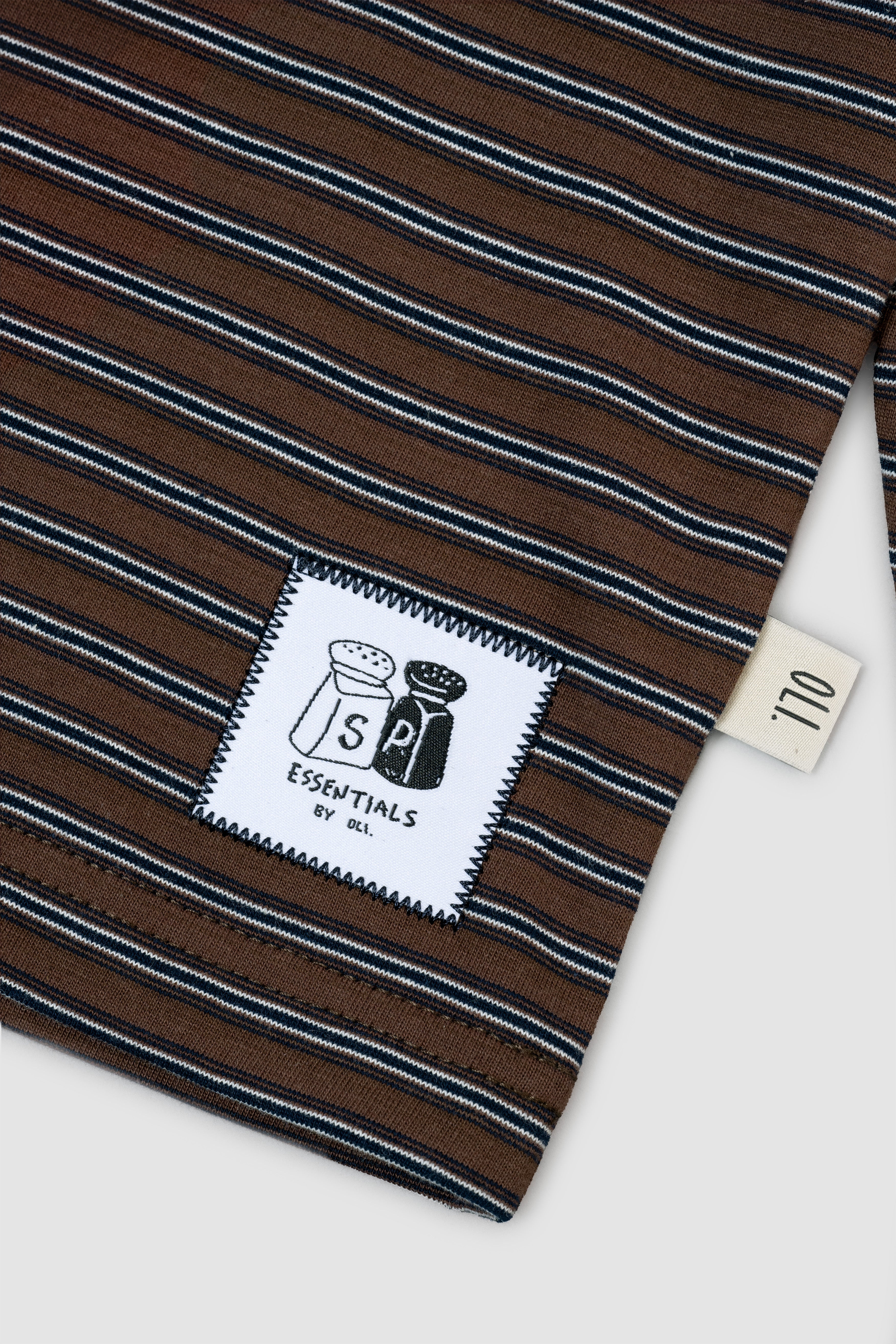 Jamie Stripe Long Sleeve T - Brown