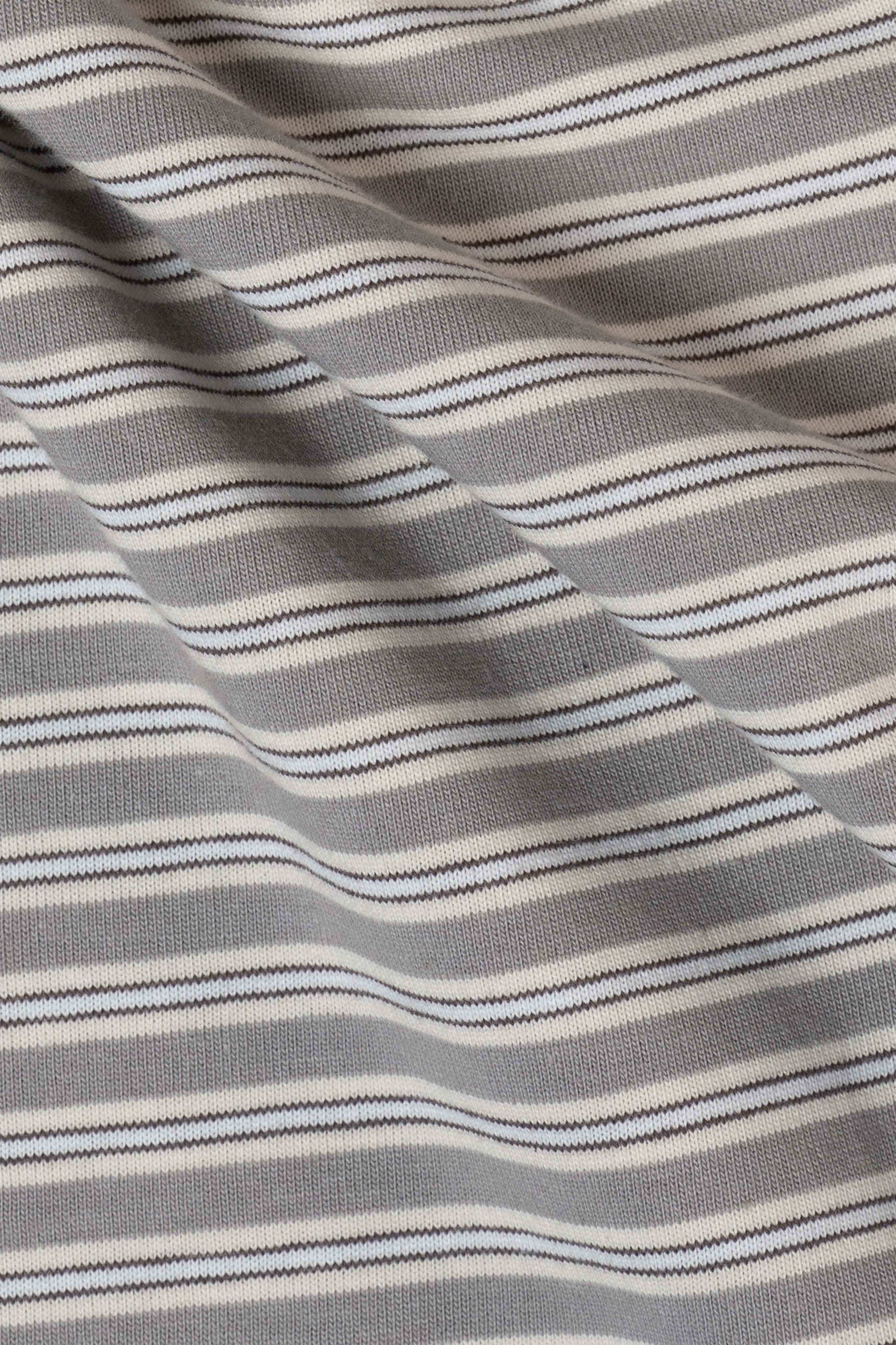 Jamie Stripe Long Sleeve T - Grey