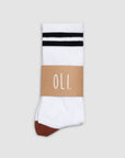 Stripe Sock - White