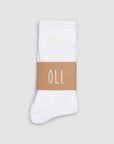 Script Sock - White