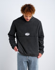 Reversible Mock Neck - Washed Black