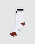 Stripe Sock - White