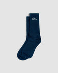 Script Sock - Navy