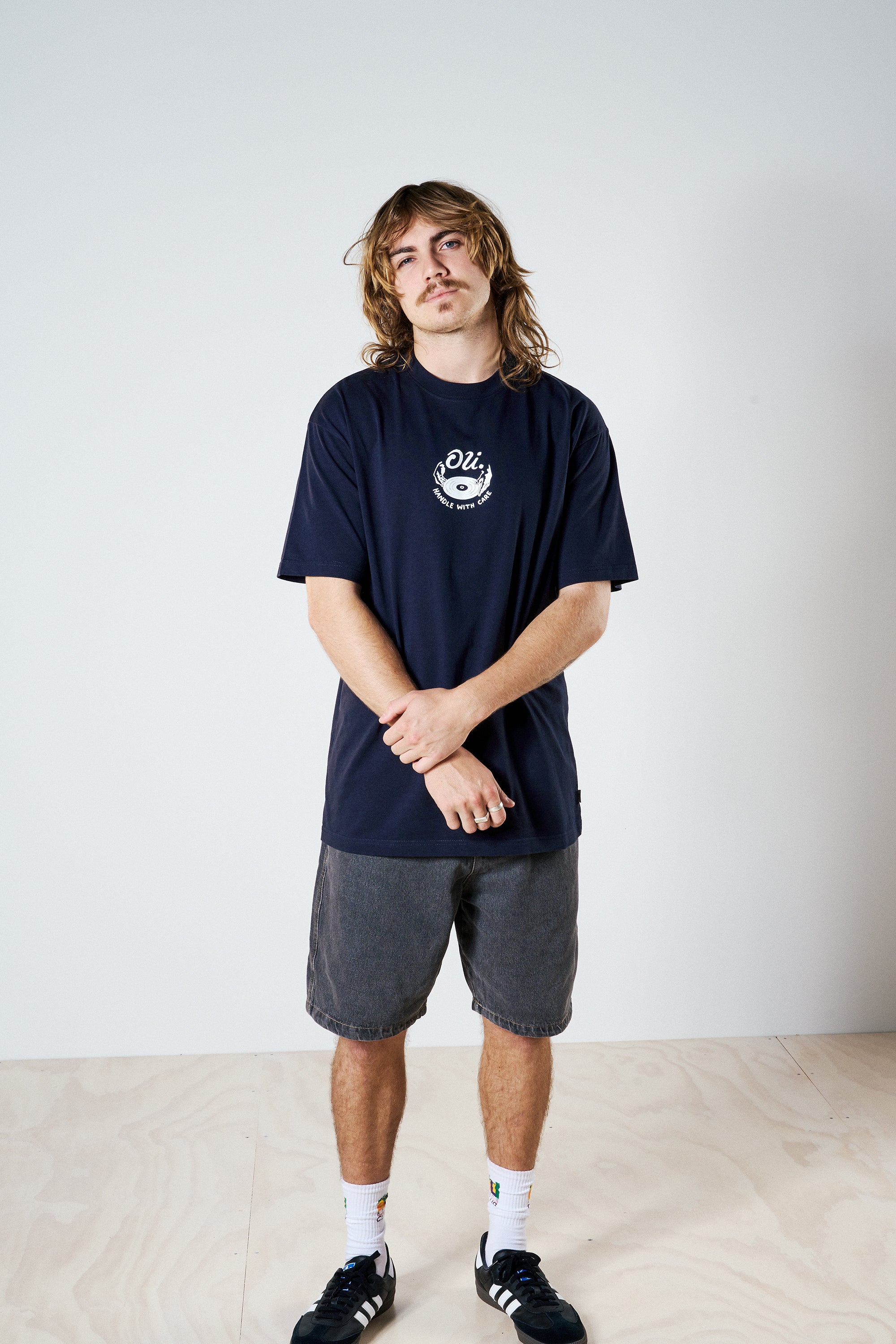 Handle With Care T - Navy