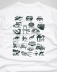 Explore Back Print T - White