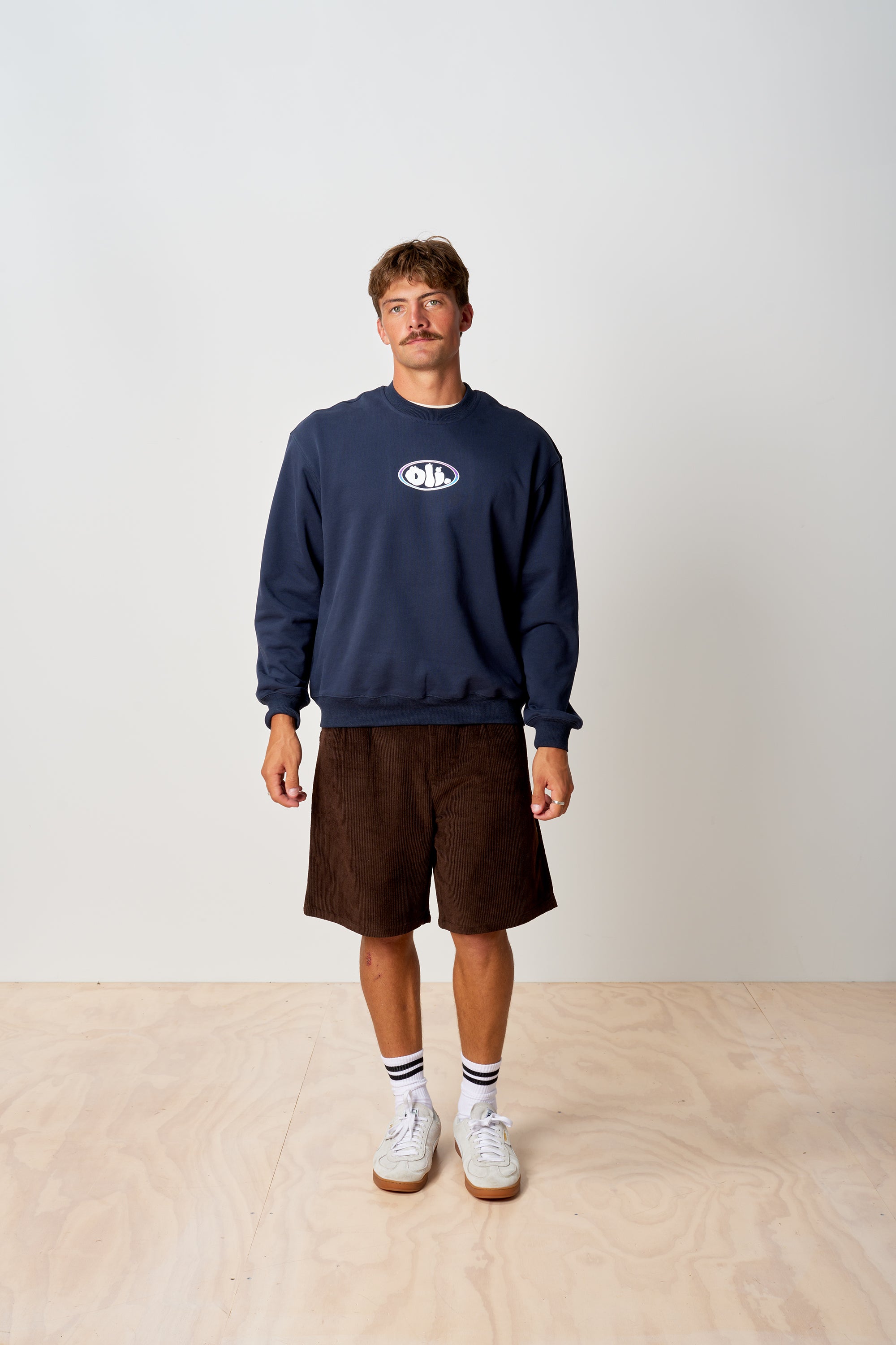 Fluid Logo Pullover - Navy