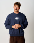 Fluid Logo Pullover - Navy